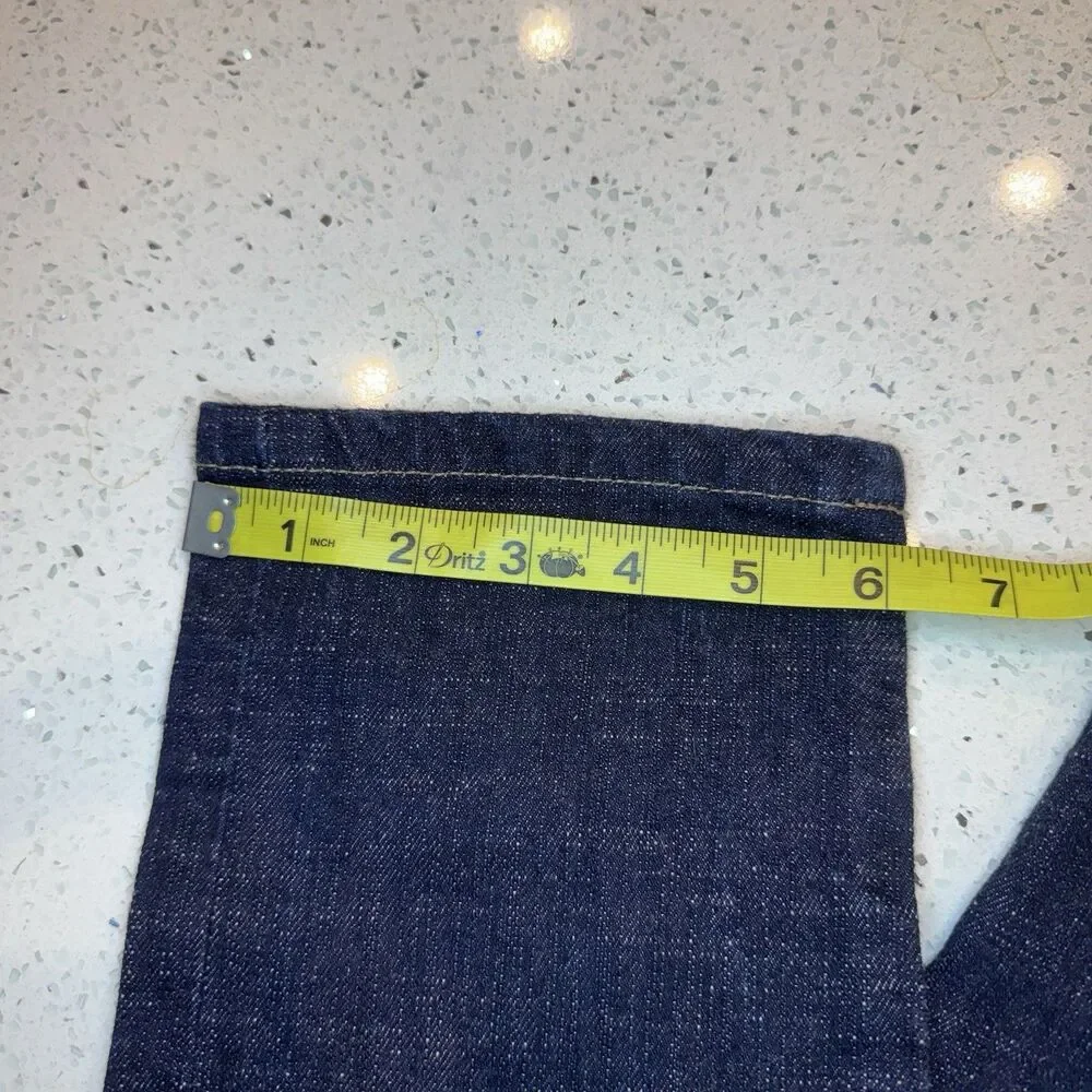 Naked and Famous Jeans Mens 30 Indigo Selvedge denim Super Skinny Guy button fly